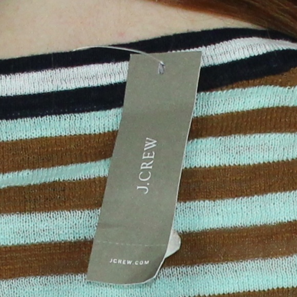 NWT J. Crew Striped Cardigan - Picture 3 of 3